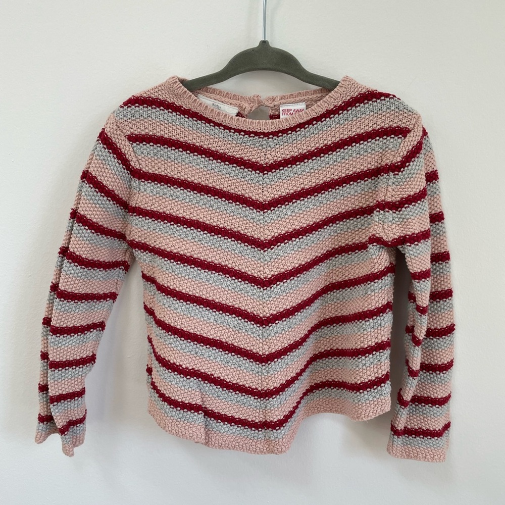 ZARA 18-24 mos Chevron Stripe Sweater